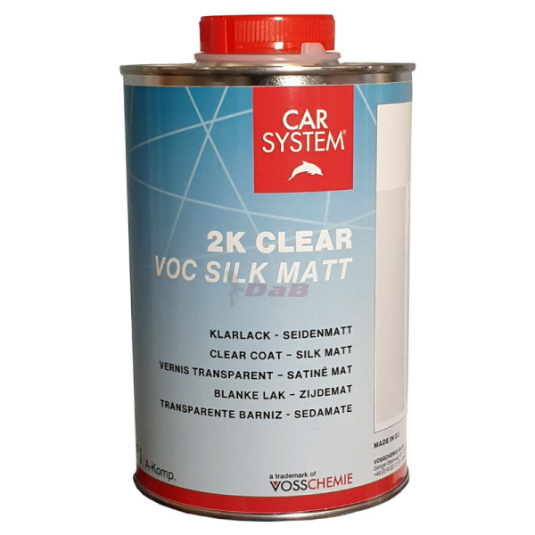 Carsystem 2K VOC Klarlack seidenmatt 1,0 Liter